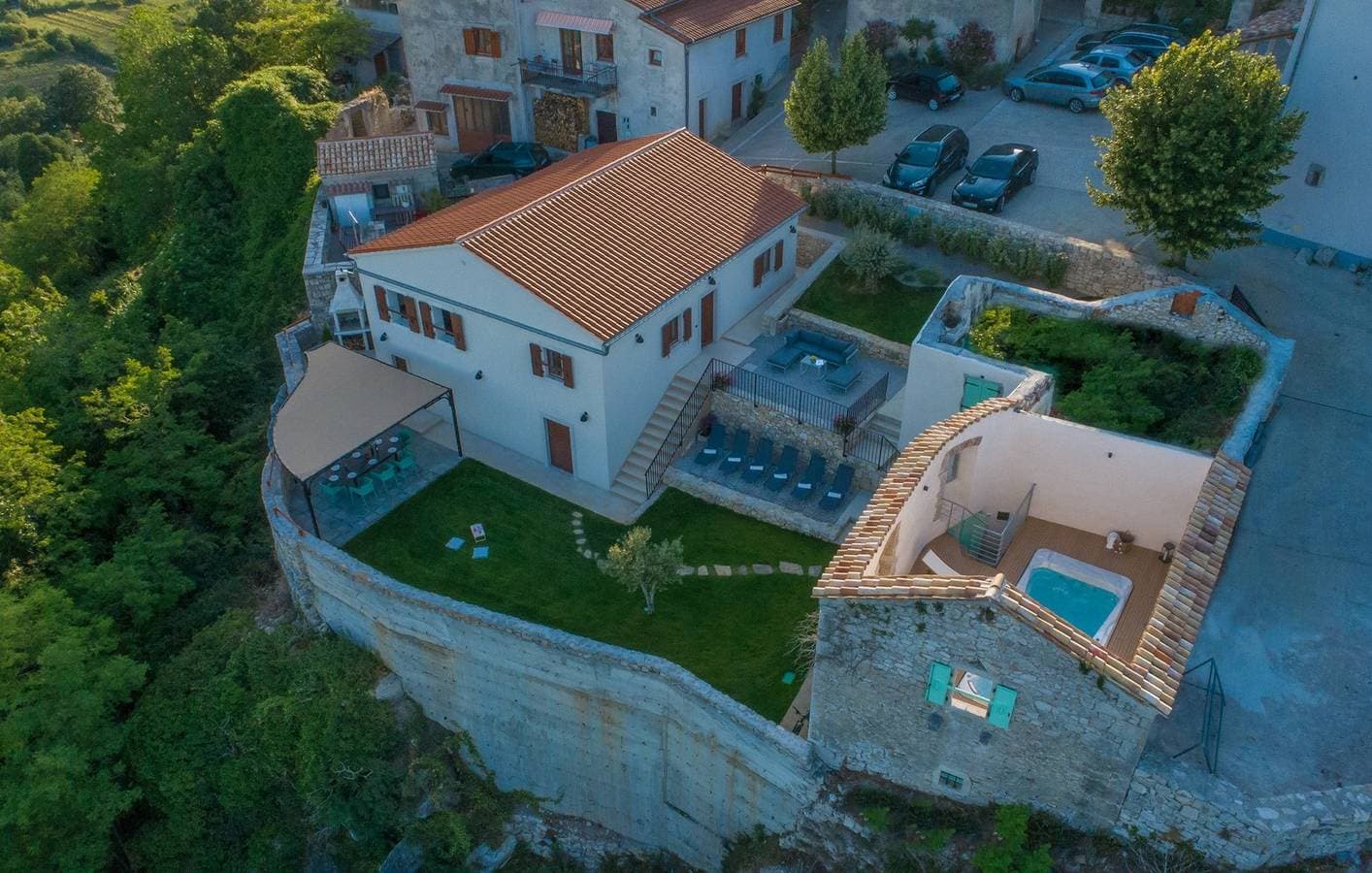 Foto 6 von 49: Villa Paola mit einem Dachpool in Zentralistrien