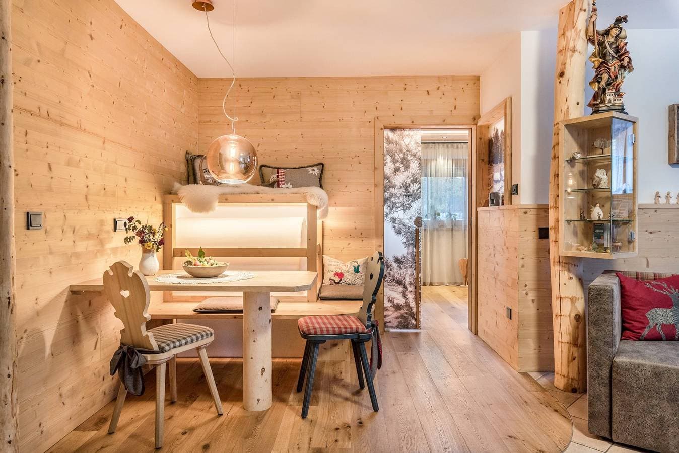 Foto 7 von 29: Ferienwohnung ''Hatzes App Raschötz'' mit Bergblick, Balkon und WLAN