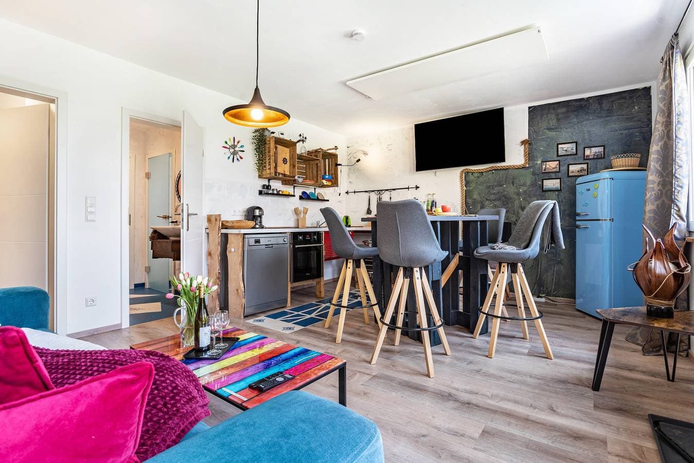 Foto 4 von 25: Ferienwohnung Patchwork  2 Schlafzimmer für maximal 4 personen (50 m²) in alt reddevitz