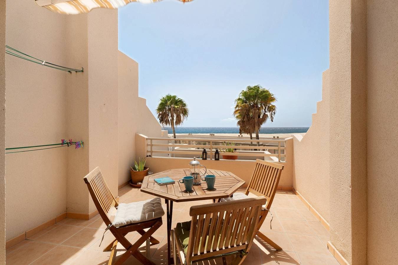 Foto 8 von 23: Ferienhaus 'Duplex Tejita Beach' mit Gemeinschaftspool, Balkon und WLAN