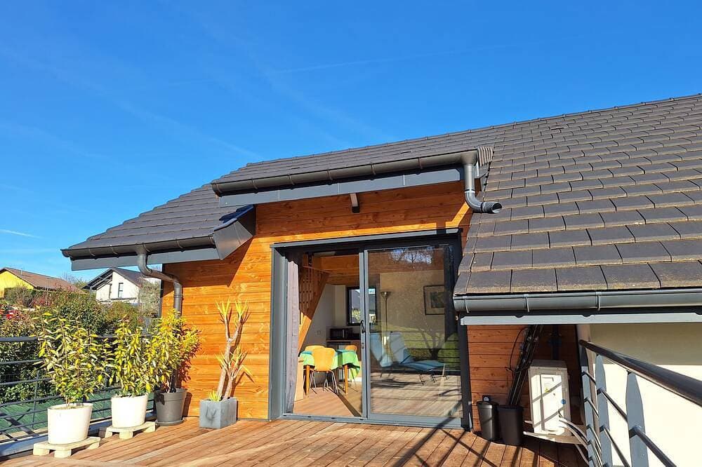Foto 7 von 11: La Montagnette - With a terrace overlooking the mountains