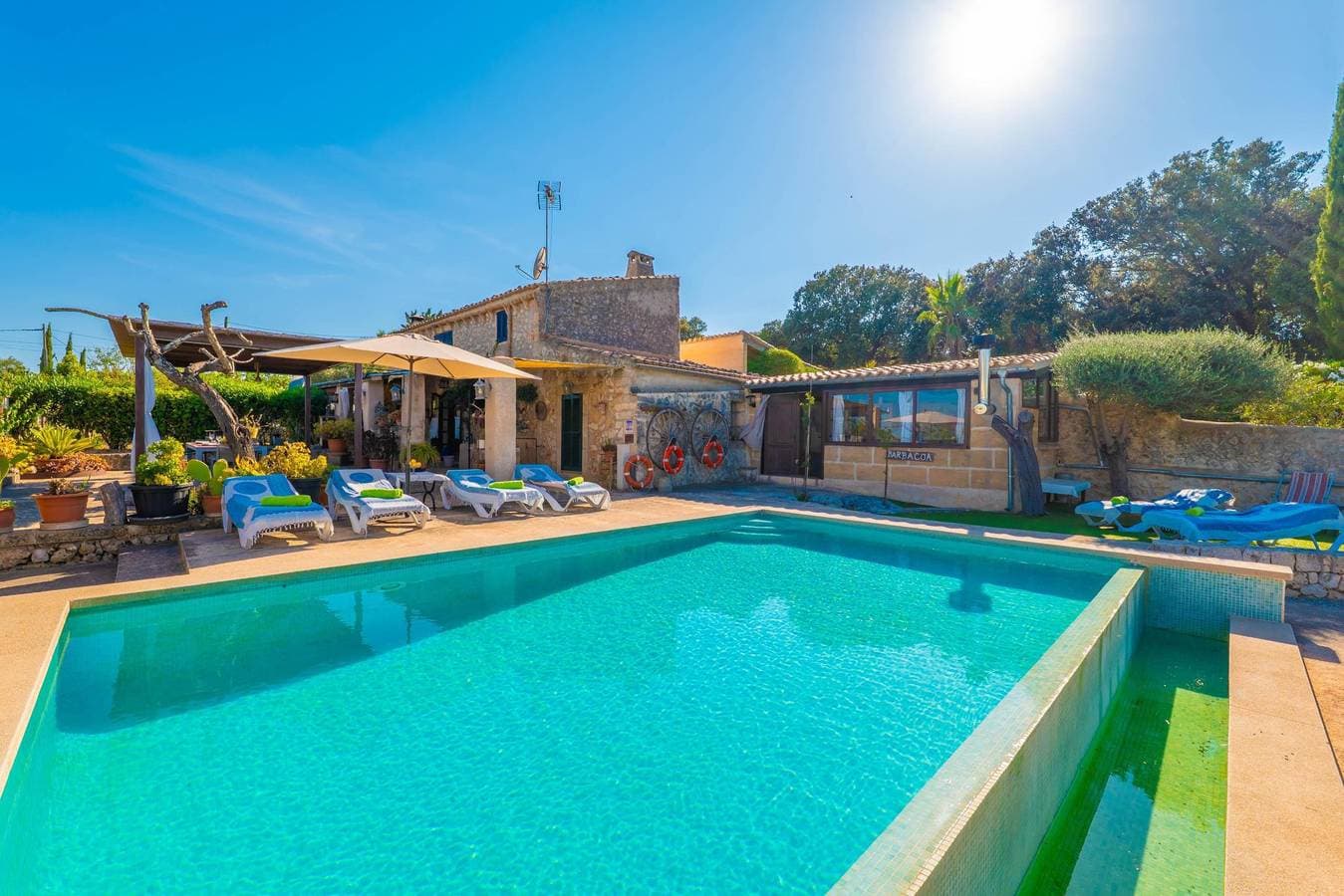 Foto 2 von 40: Finca Son Matginet 18 - Ferienhaus mit privaten Pool in Sineu. WiFi gratis