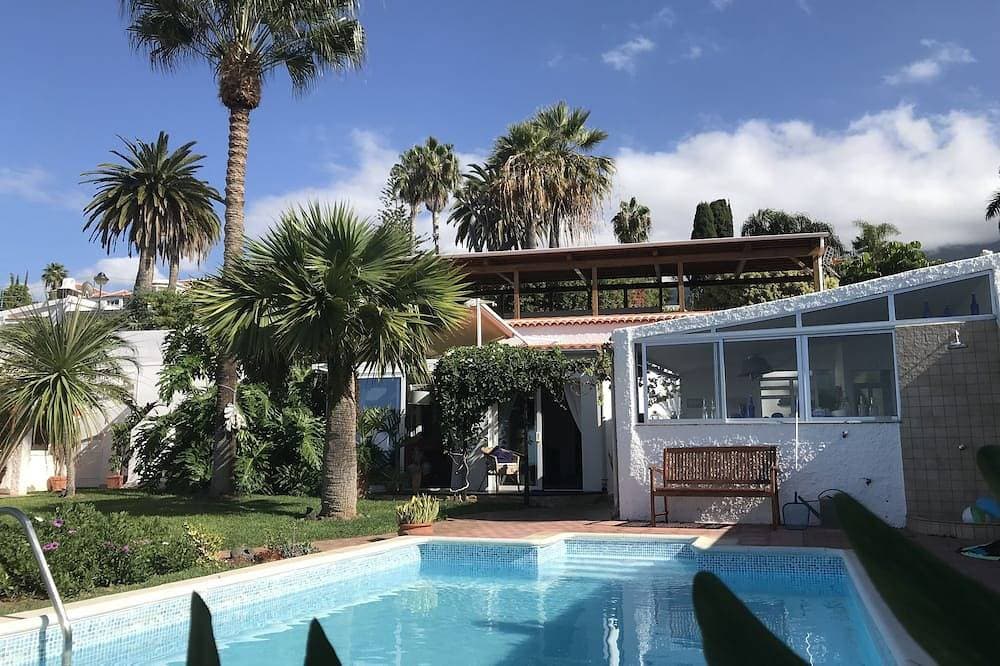 Sonniges Chalet, Blick auf den Atlantik und den Teide, kostenloses WLAN, Garten, Pool, Grill 1