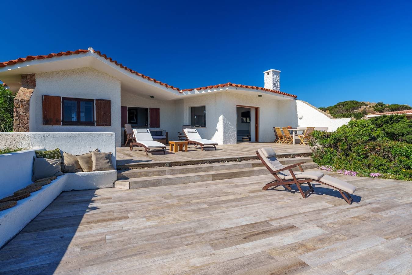 Foto 2 von 41: Villa 'La Contredda Portobello' mit Meerblick, Wi-Fi und Klimaanlage