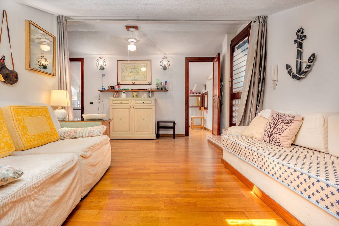 Foto 6 von 24: Gemütliche Dachgeschosswohnung "Sul Mare a Santa Teresa" mit WLAN, Meerblick, Terrasse