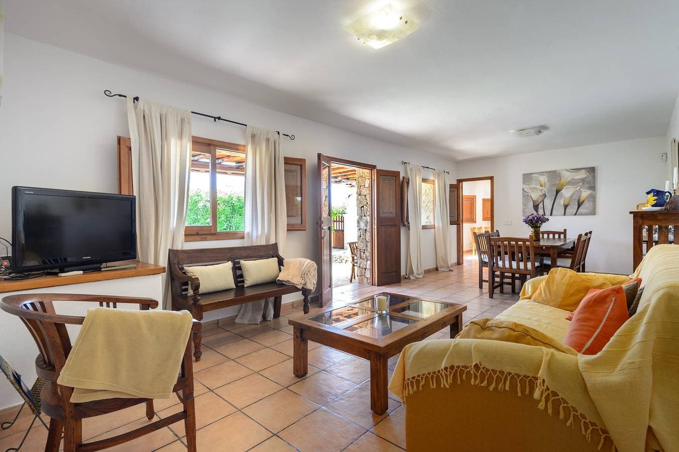 Foto 5 von 25: Bezaubernde Villa "Casa Es Pins" mit Pool, Terrasse, Klimaanlage und WLAN