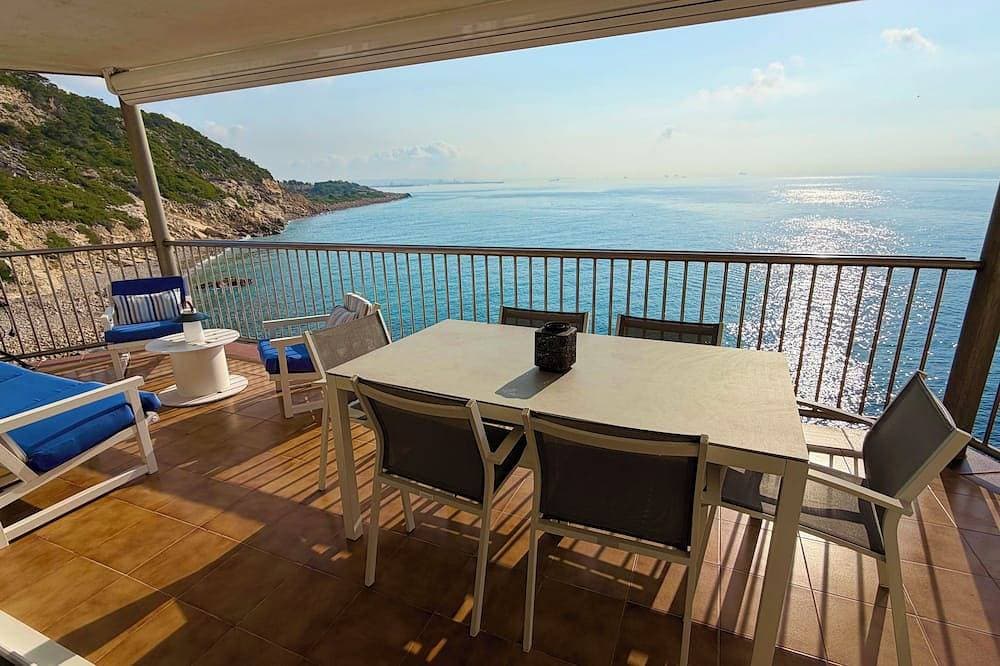 Salou sehr schöne klimatisierte Wohnung 1. Linie Meer, Wi-Fi, direkter Zugang zum Meer, Garage 1