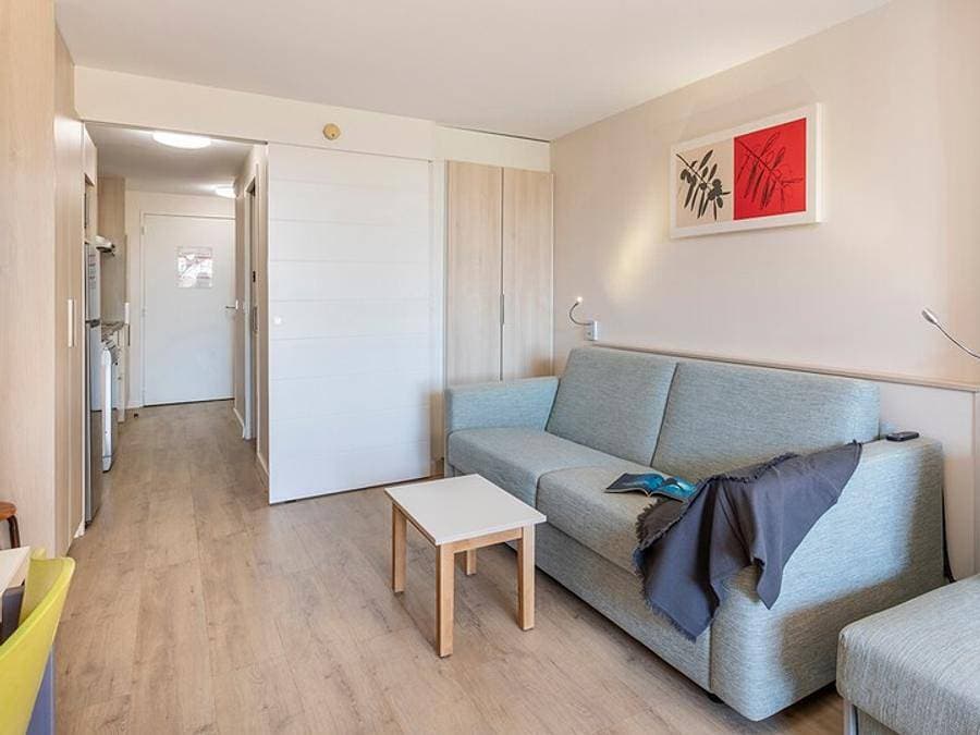 Foto 5 von 19: Pierre & Vacances Résidence Les Jardins de la Côte d'Azur - Studio 5 personen - 1 Schlafbereich