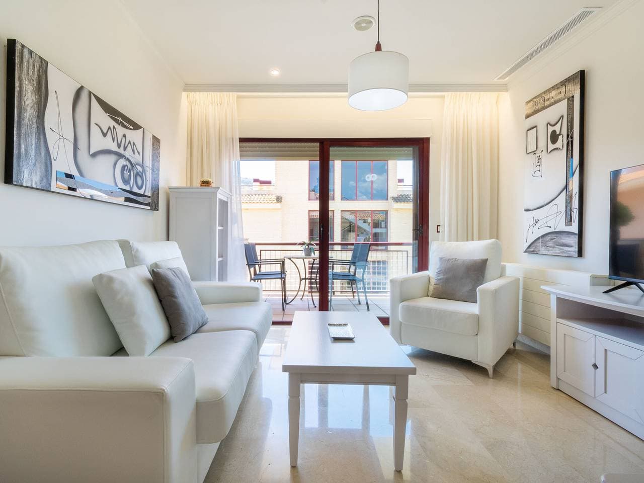 Foto 4 von 35: Modernes Apartment in Albir mit Gemeinschaftspool, WLAN, Klimaanlage