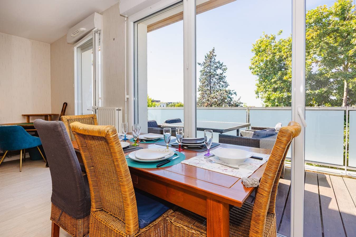 Foto 9 von 15: Ferienwohnung für 6 Personen mit Balkon
