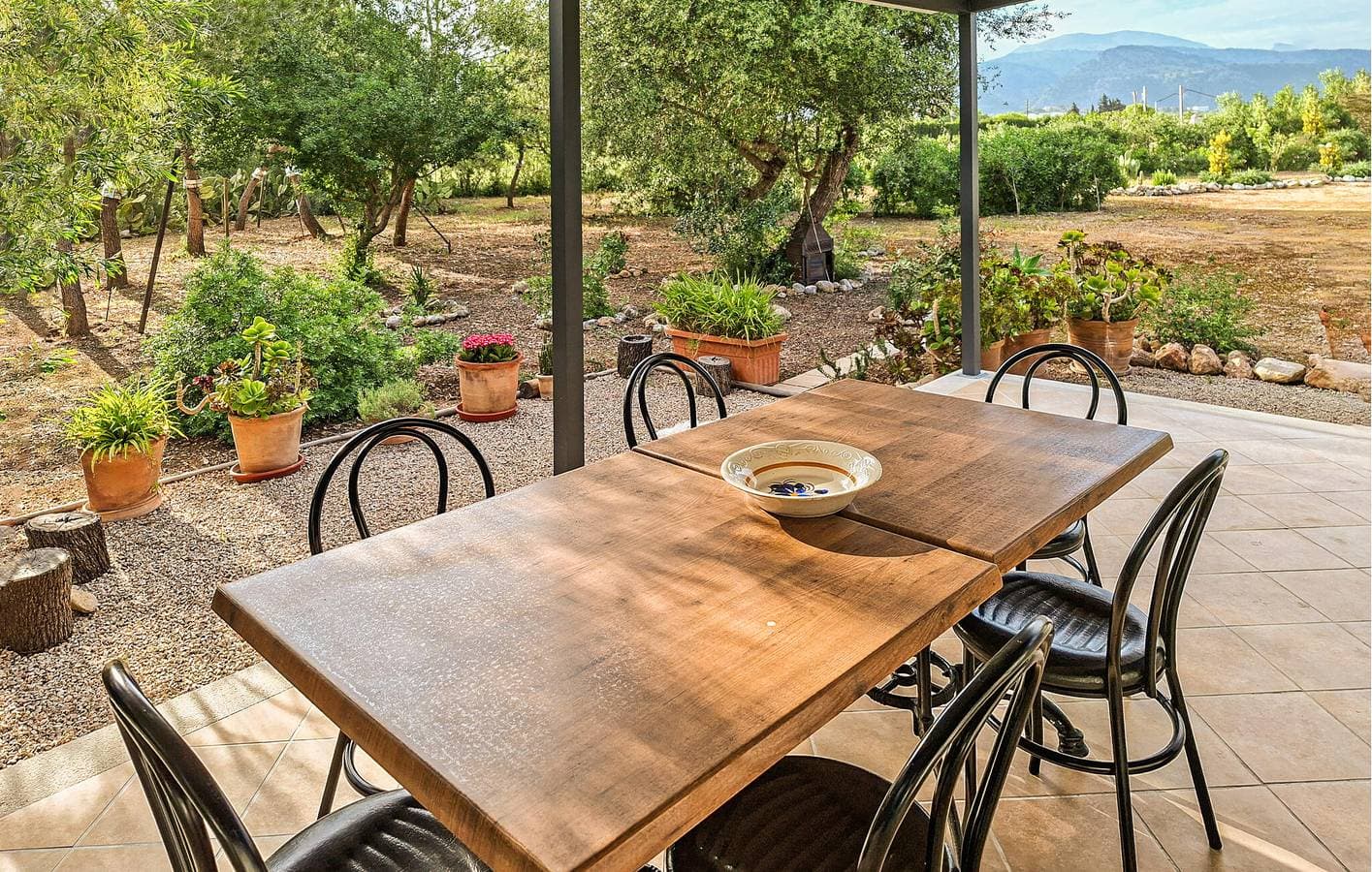 Foto 8 von 38: Gemütliche Terrassenwohnung mit Pool, Küche und Grill in Búger