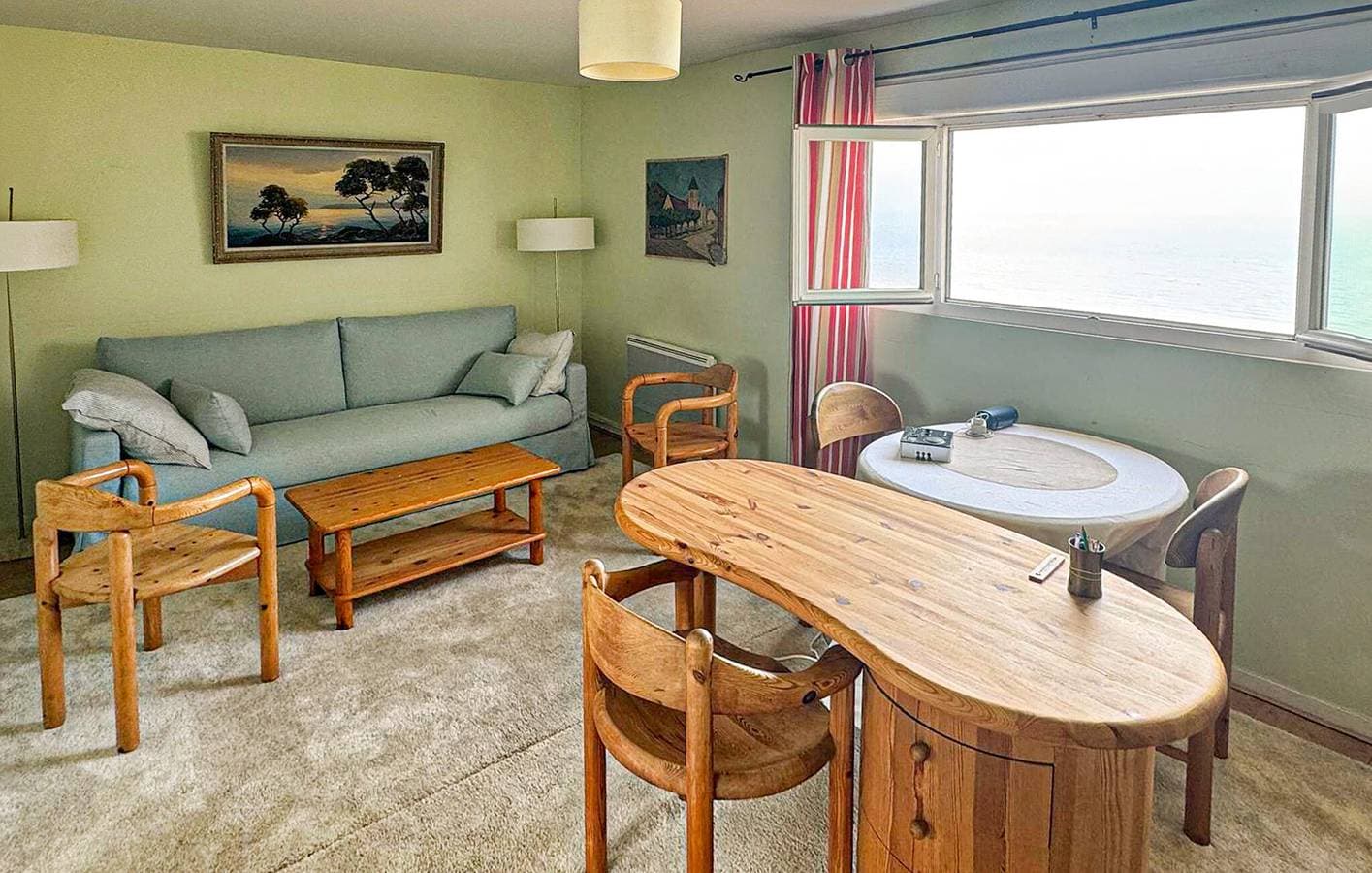 Foto 5 von 22: Gemütliche 2-Zimmer-Wohnung mit Meerblick, Garten und WLAN – 2,5 km vom Strand entfernt