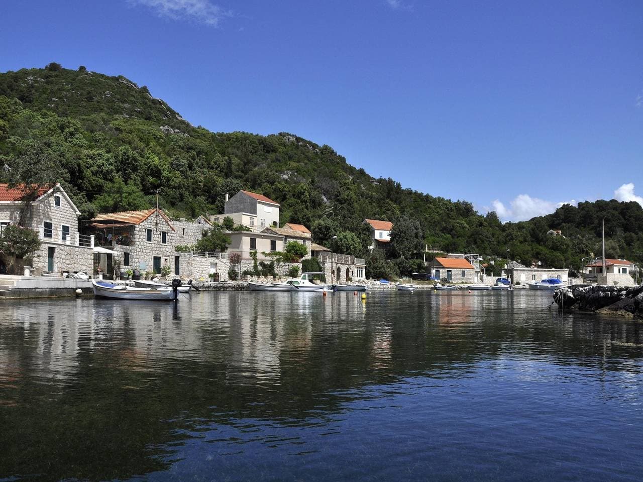 Foto 11 von 20: Apartment Danijela Mljet - Studio Apartment with Balcony and Sea View