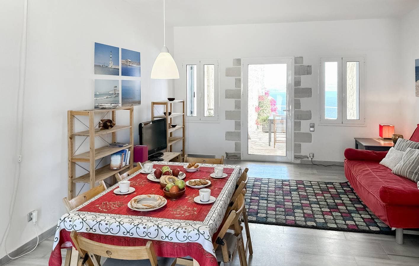 Foto 5 von 33: Apartment mit Meerblick, Pool, WLAN und Klimaanlage in Kampia