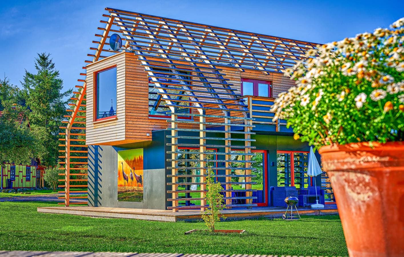 Foto 7 von 37: Gemütliche Wohnung mit TV, Parkplatz, Terrasse, Küche und Internet