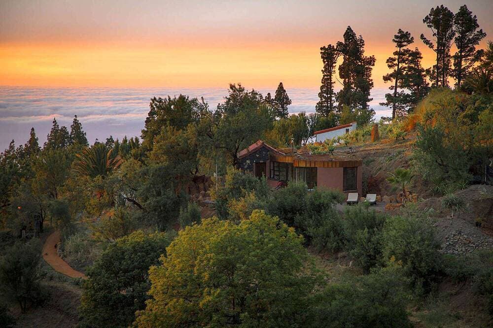Ferienhaus El Sitio mit Pool- Alleinlage über den Wolken, Meerblick, Sauna,Kamin 1