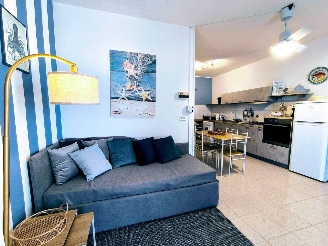 Foto 11 von 38: Ferienwohnung 'Gli Orti Sul Mare 1' mit Meerblick, Wi-Fi und Klimaanlage
