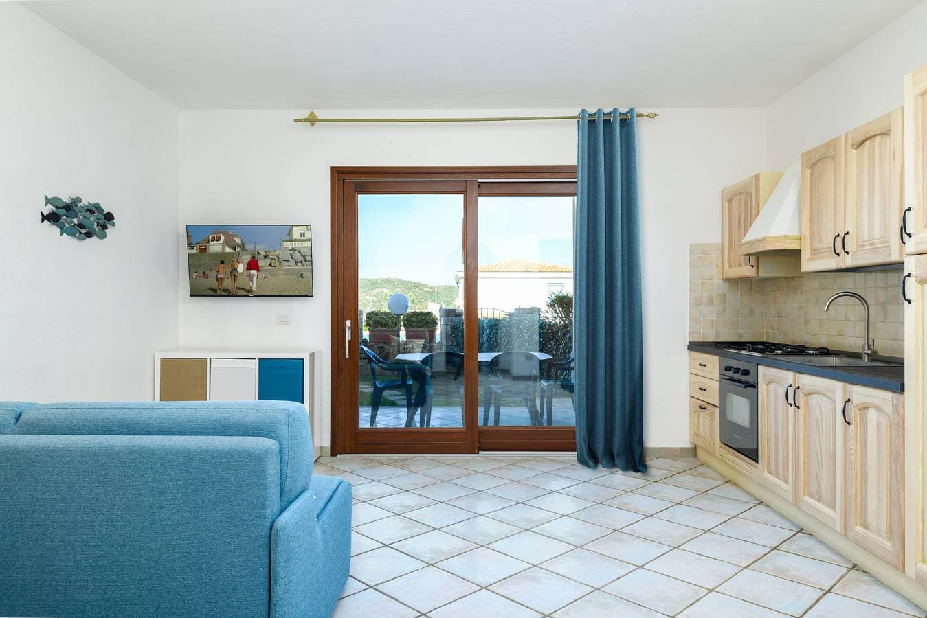 Foto 5 von 25: Apartment „Lazulite - Sardinienurlaub“ mit Gemeinschaftspool, WLAN und Klimaanlage