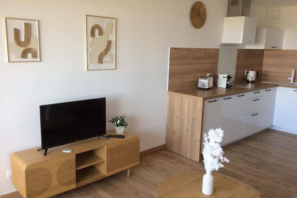 Foto 11 von 17: Studio 25m2 & terrace 8 m2 sea view for 2 people private box swimming pool WIFI
