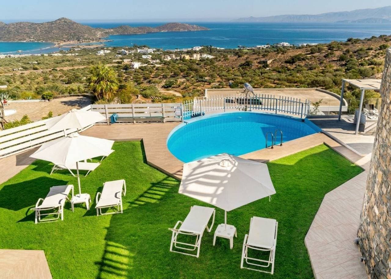Foto 2 von 76: Seaview Villa Private Pool & BBQ, near Elounda Bay