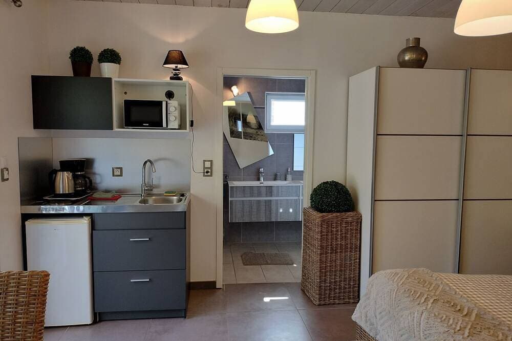 Foto 5 von 25: Studio-Romantik-Ensuite mit Dusche-Gartenblick-Gîtes de France