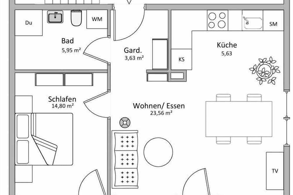 Foto 12 von 14: Kammererhof Oberkirnach - Mariposa - Ferienwohnung auf Bauernhof im Schwarzwald