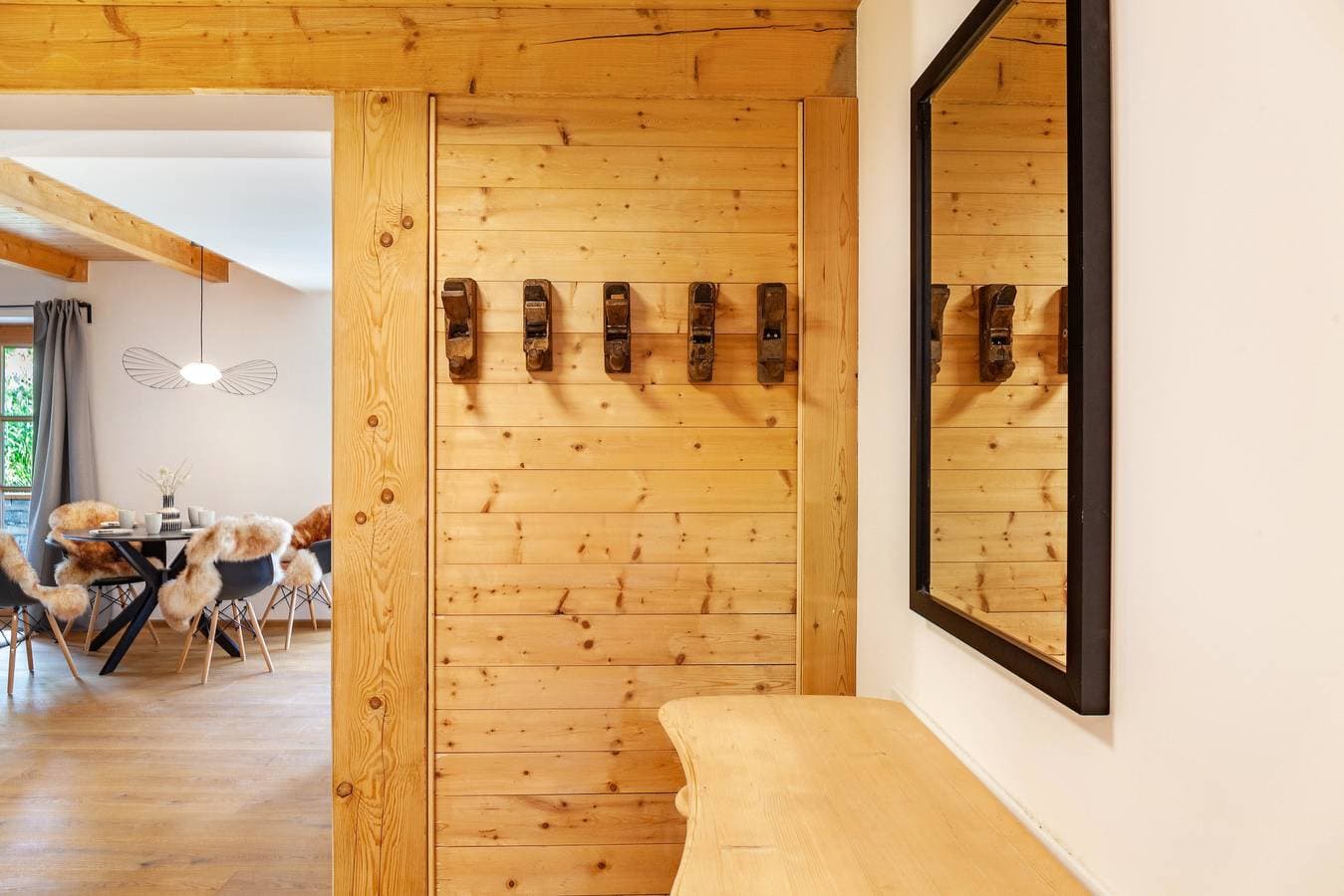 Foto 12 von 28: Chalet 'Flocke Appart Schneehase' mit Bergblick, privater Terrasse und Wi-Fi