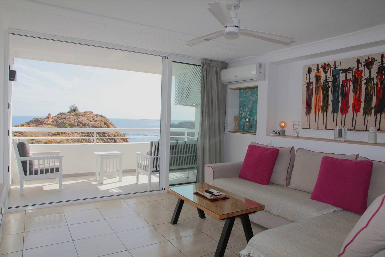 Foto 9 von 29: Apartment Espejo del Mar mit Meerblick, Gemeinschaftspool und WLAN – Hunde erlaubt