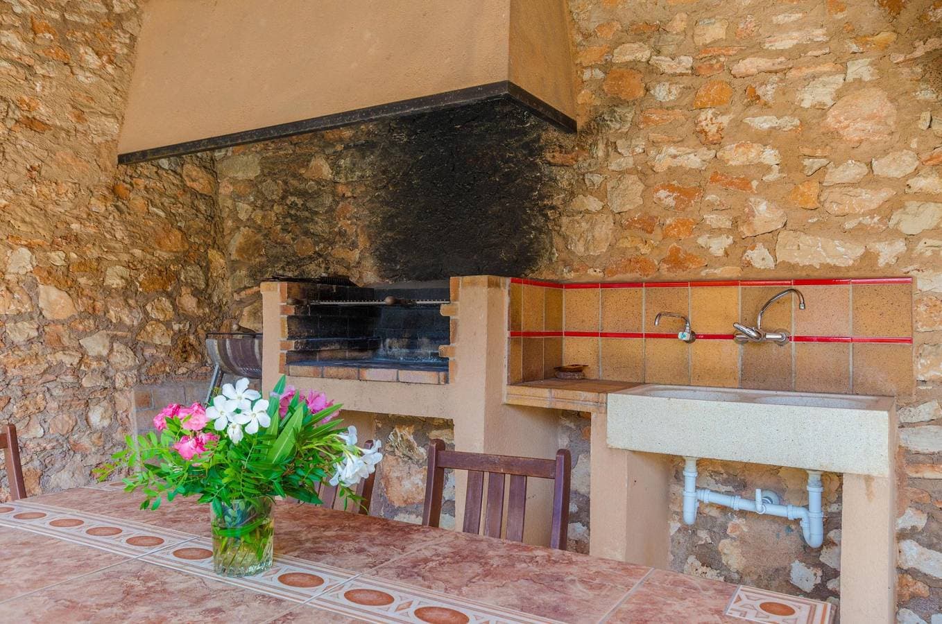 Foto 12 von 56: Es Turo De França - Ferienhaus mit privaten Pool in S'Horta. WiFi gratis