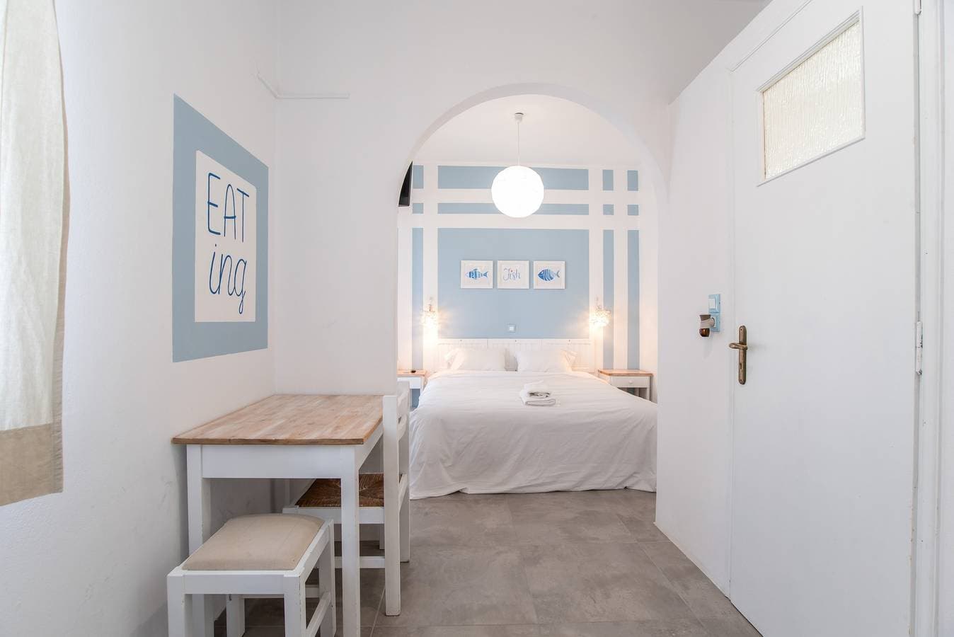 Foto 11 von 40: Einzimmerapartment 'Livadia Seaside Studios 12' mit Gemeinschaftsterrasse, WLAN und Klimaanlage
