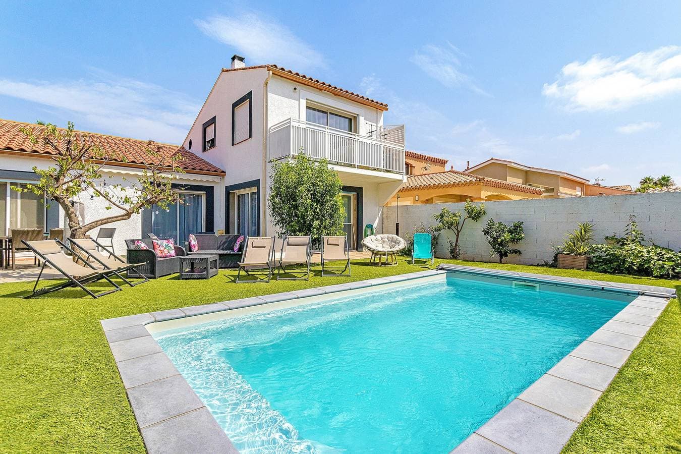 Maison 3 chambres piscine 1