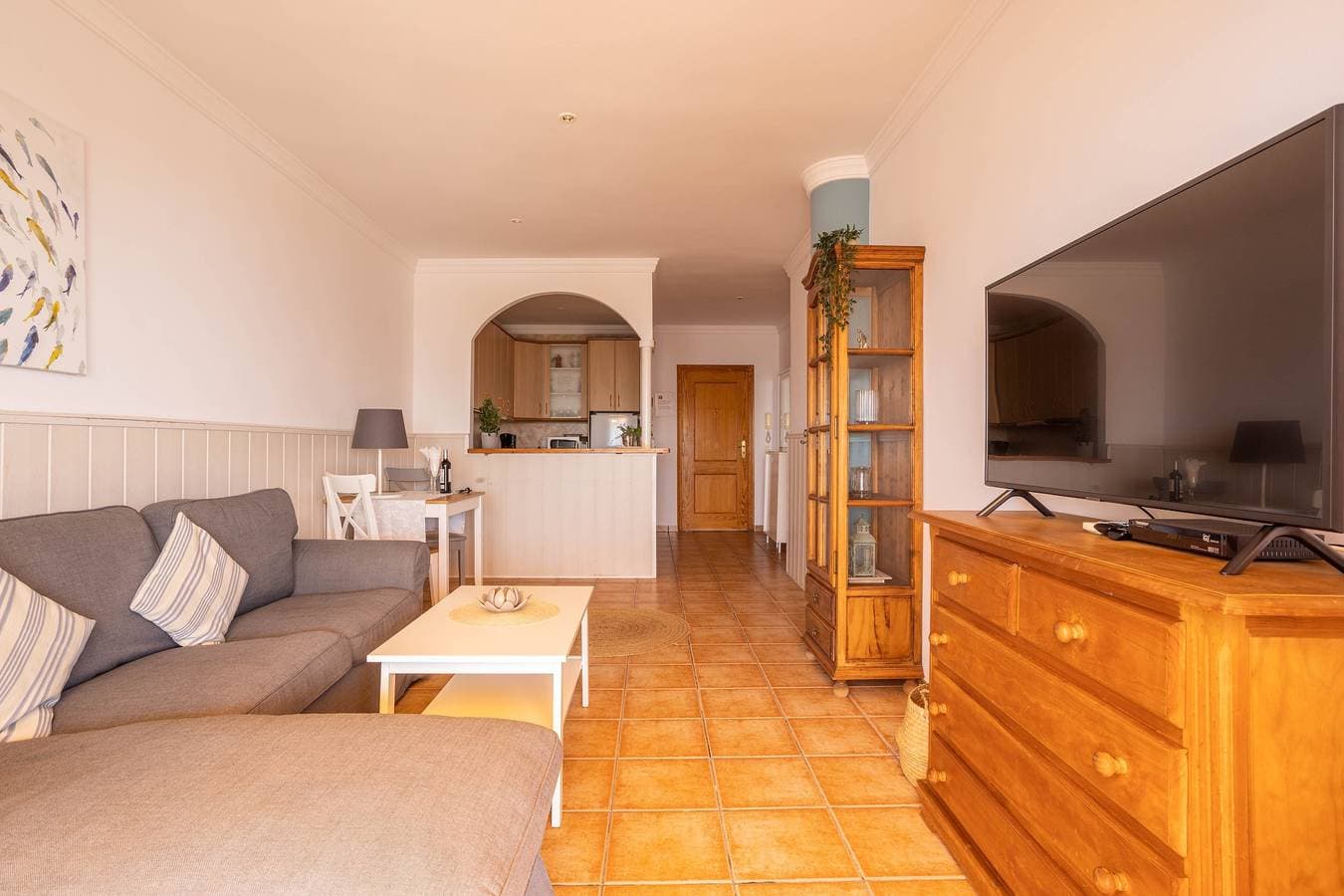 Foto 6 von 30: 'Sonnige Ferienwohnung Frontline Burriana' in Strandnähe mit Meerblick, WLAN, Klimaanlage und Balkon