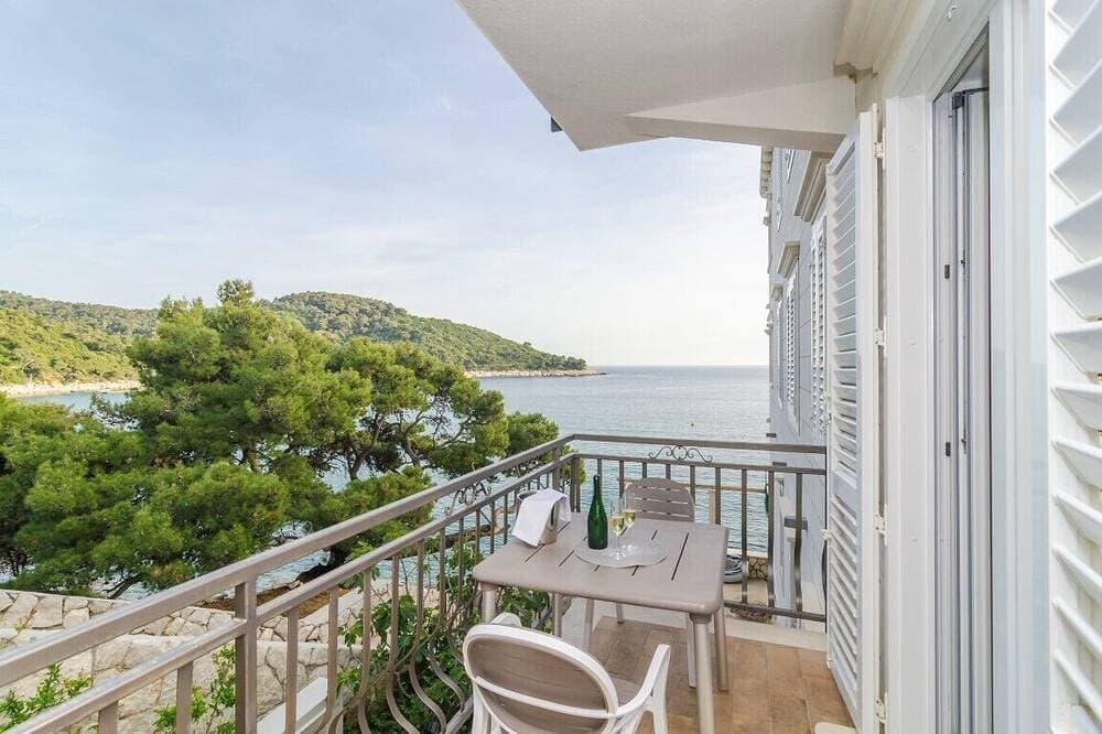 Foto 13 von 18: Superior-Studio, Balkon, Meerblick – Gartengeheimnis