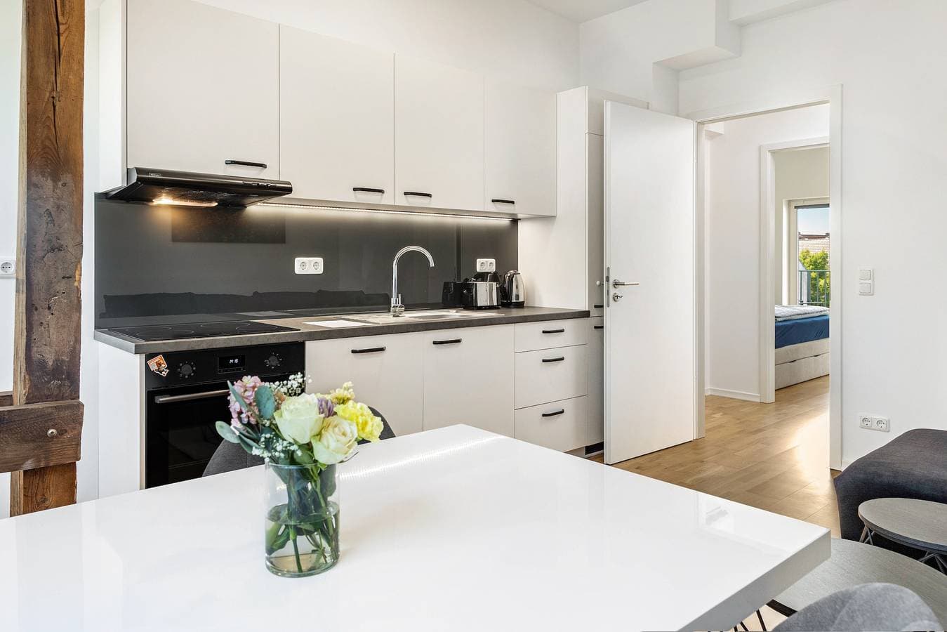 Foto 8 von 21: Apartment 'Modernes Loft An Der Elbe' mit Balkon, WLAN und Klimaanlage