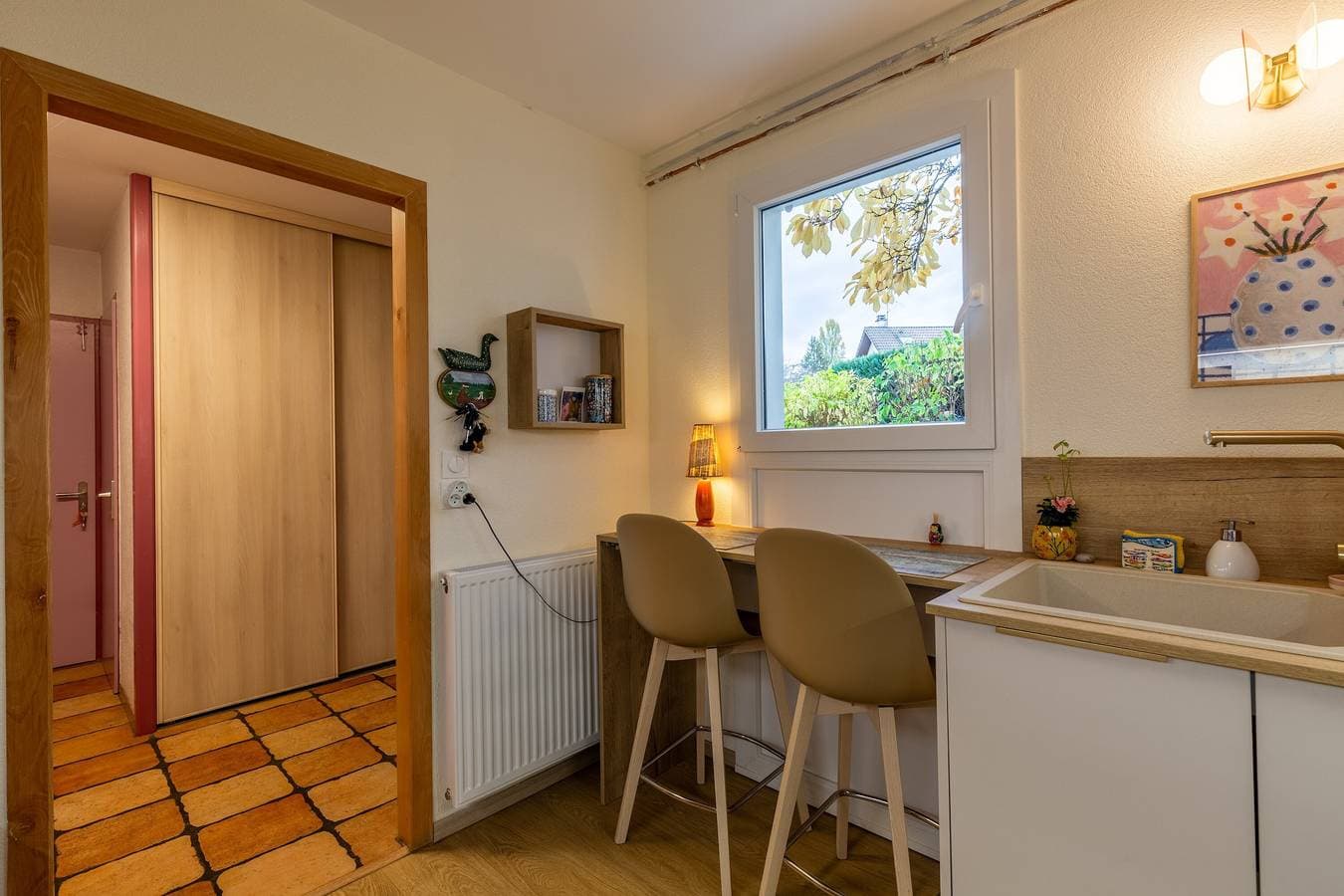 Foto 10 von 30: Ferienhaus „Maison Mitoyenne nahe Lac Annecy“ mit Bergblick