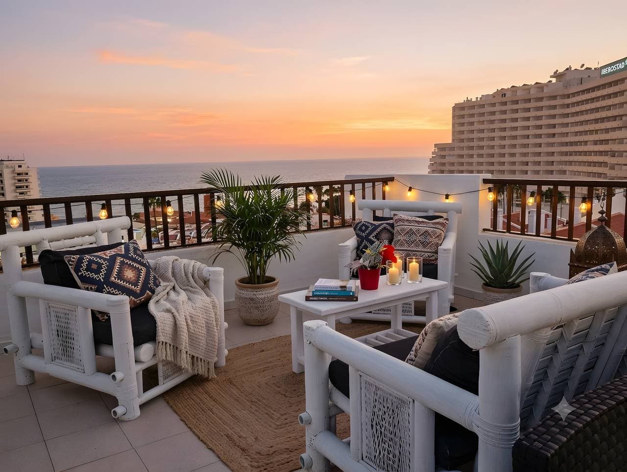 Foto 6 von 42: Ferienwohnung 'Penthause Luxe 501 Sea View Pool' mit Meerblick, privater Terrasse und WLAN