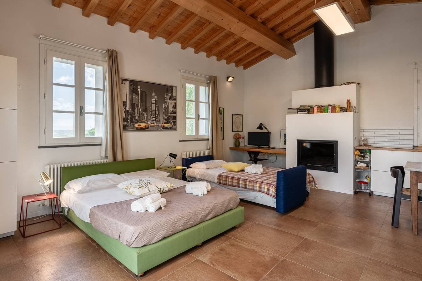 Foto 9 von 28: Ferienhaus 'Dulù - Luminoso Spazio' mit gemeinschaftlichem Garten, Balkon und Wi-Fi