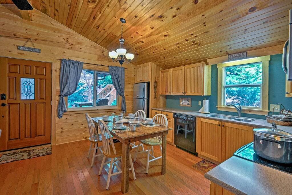 Foto 7 von 25: Bryson City Cabin mit Feuerstelle am Coopers Creek!