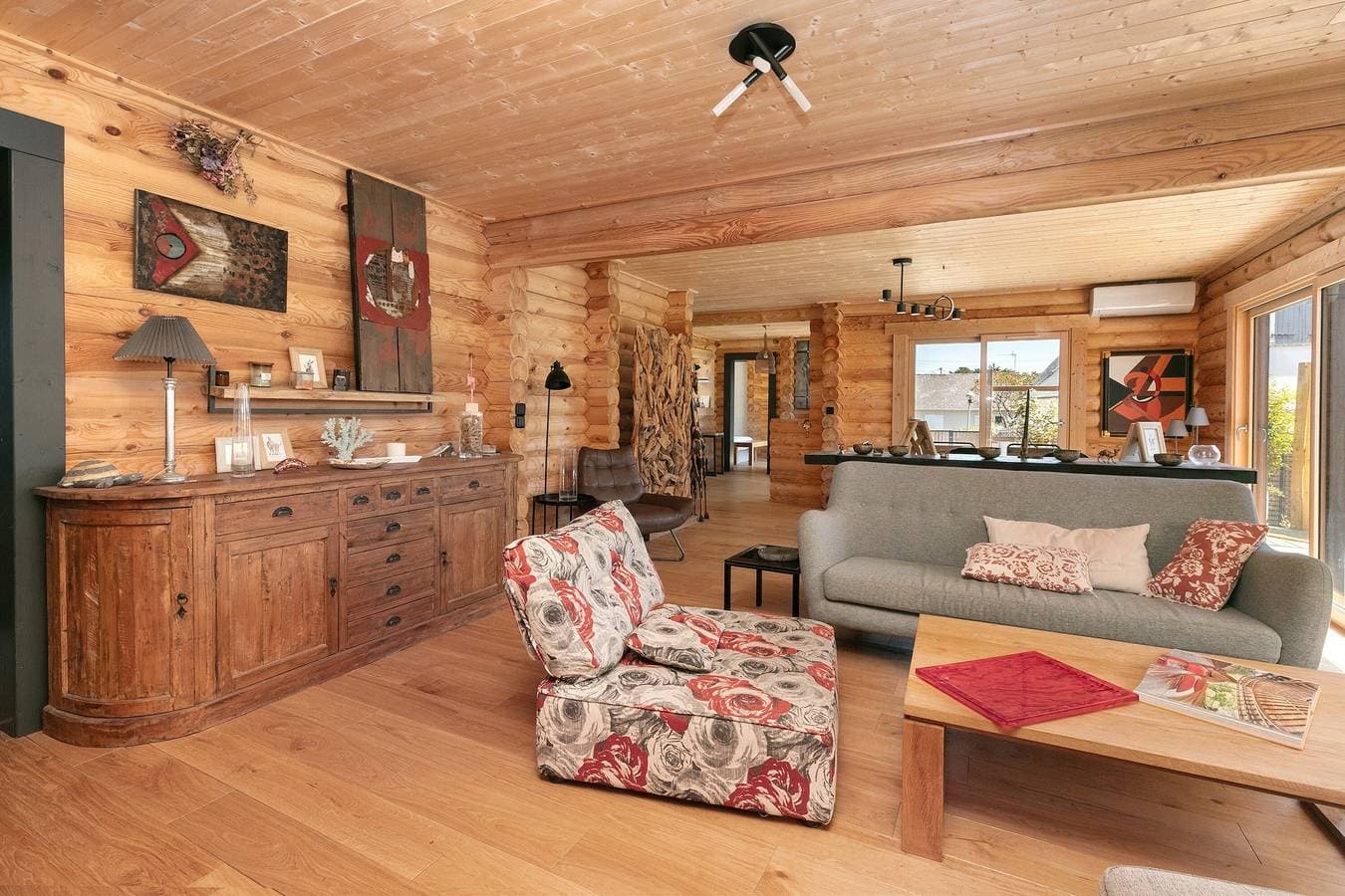Foto 13 von 29: Ökologisches Ferienhaus aus Holz mit Terrasse, WLAN und Klimaanlage, 300 m vom Meer entfernt