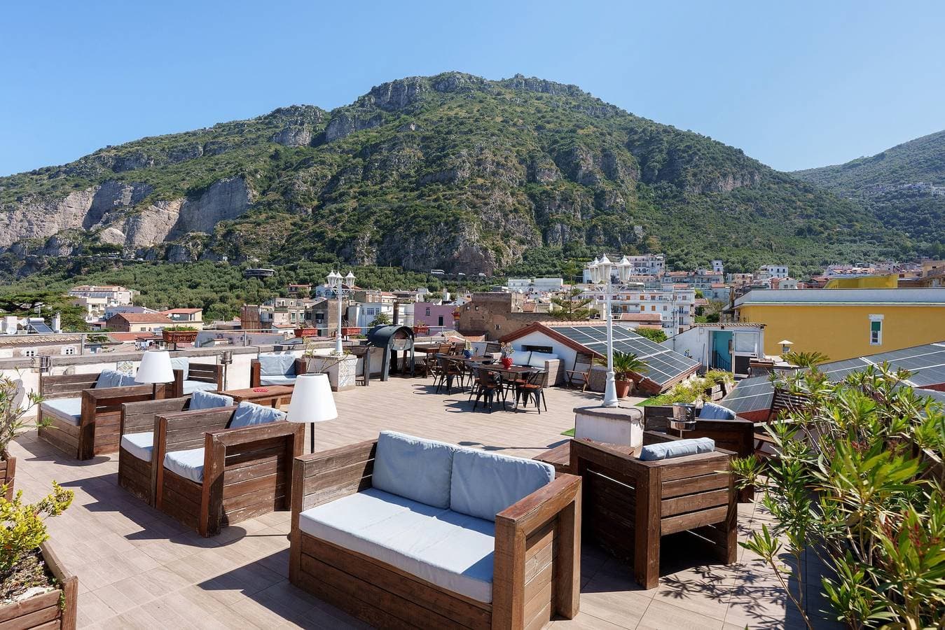 Foto 7 von 38: Zimmer 'Matrimoniale Mansardata' mit gemeinsamer Terrasse, Wi-Fi und Klimaanlage