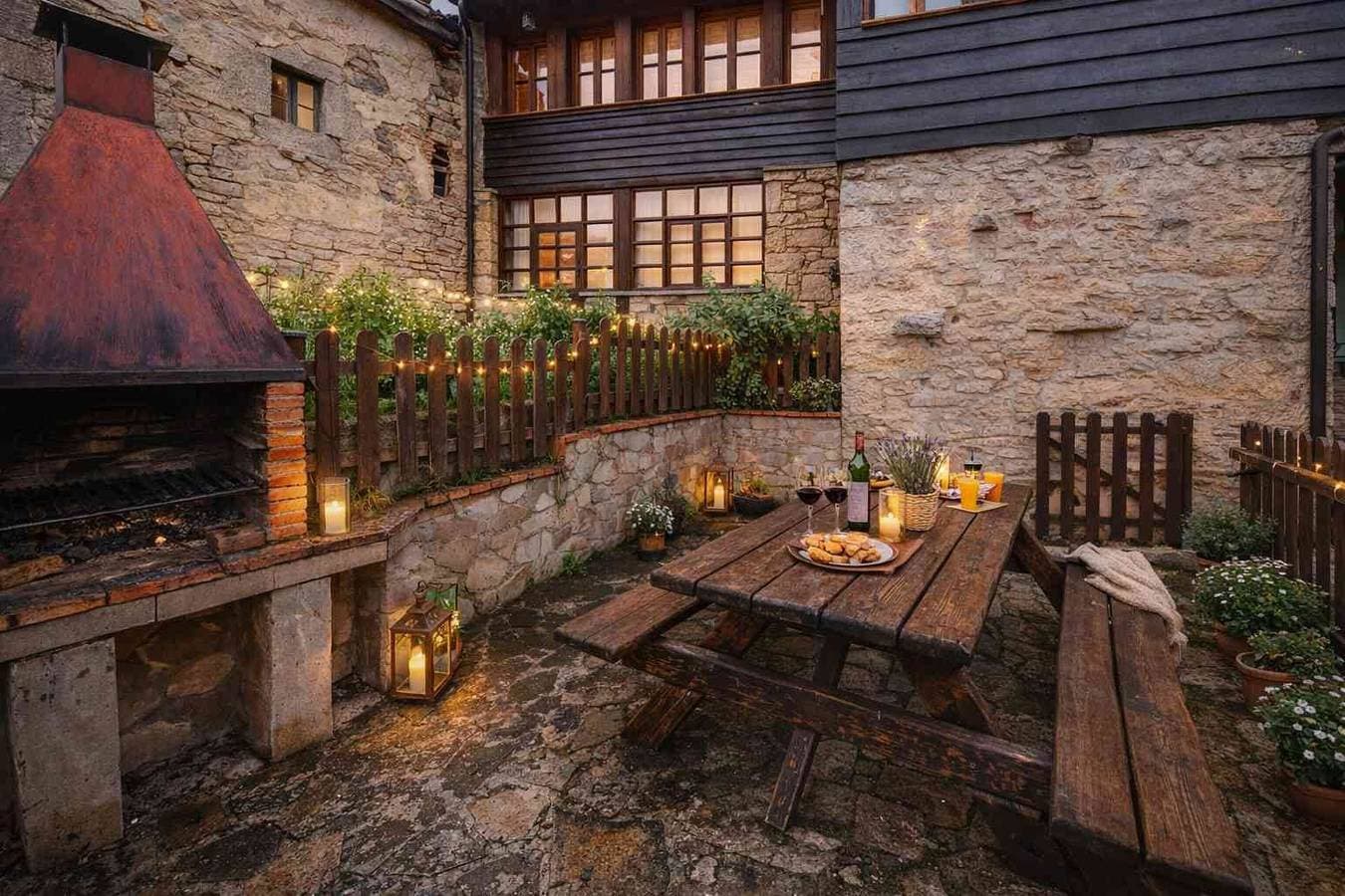 Foto 10 von 40: Ferienhaus 'La Congosta Mágica Aldea De Montaña' mit Bergblick, Gemeinschaftsterrasse & WLAN