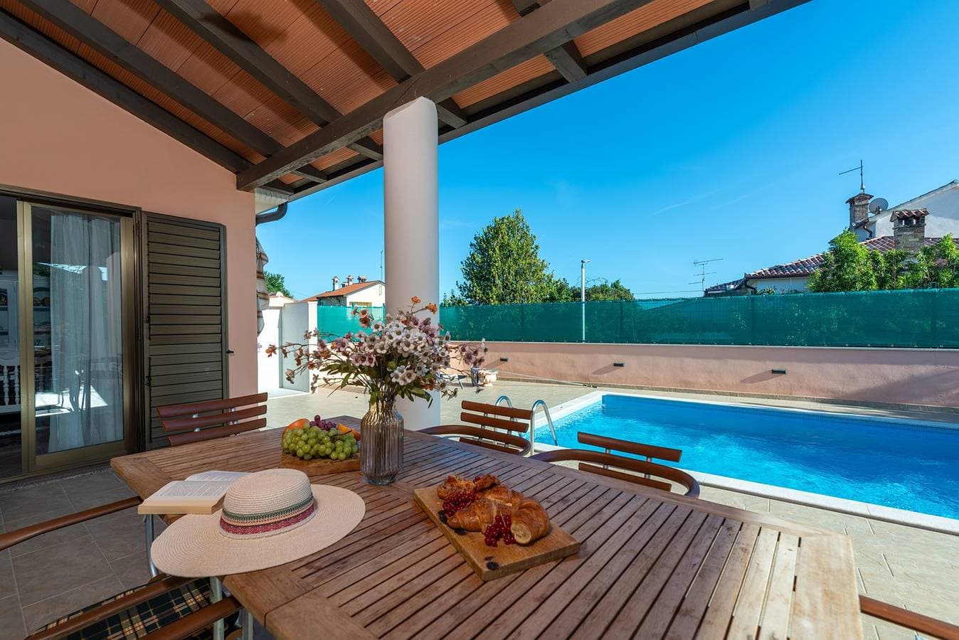 Foto 6 von 41: Villa mit privatem Pool, Meerblick und Grillplatz, Buje-Istrien