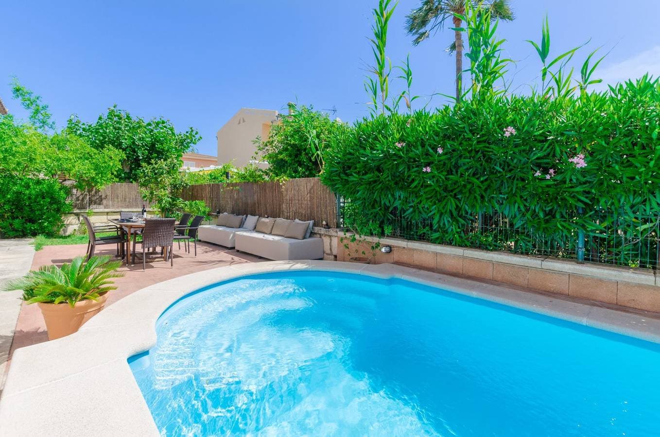 Foto 2 von 52: Es Repos - Ferienhaus mit privaten Pool 500 m vom Strand entfernt. WiFi gratis