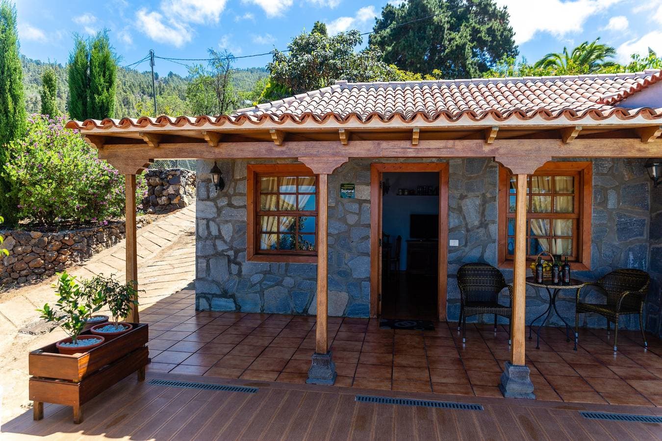 Foto 8 von 17: Villa mit Meerblick in Tijarafe, privater Pool.