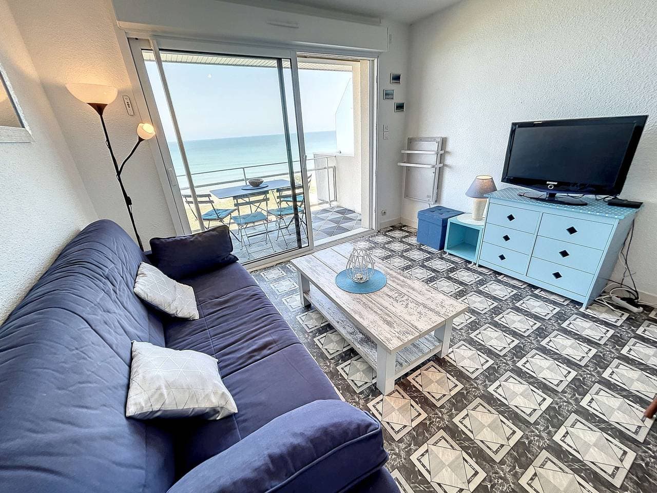 Foto 8 von 15: Apartment am Meer mit Balkon und privatem Parkplatz