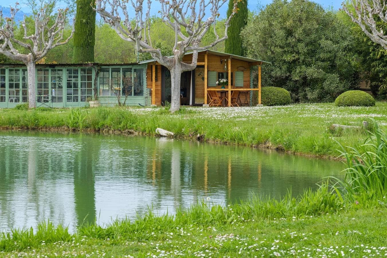 Foto 2 von 25: Chalet 'Les Iris' mit privatem Pool, gemeinsamer Terrasse und Klimaanlage