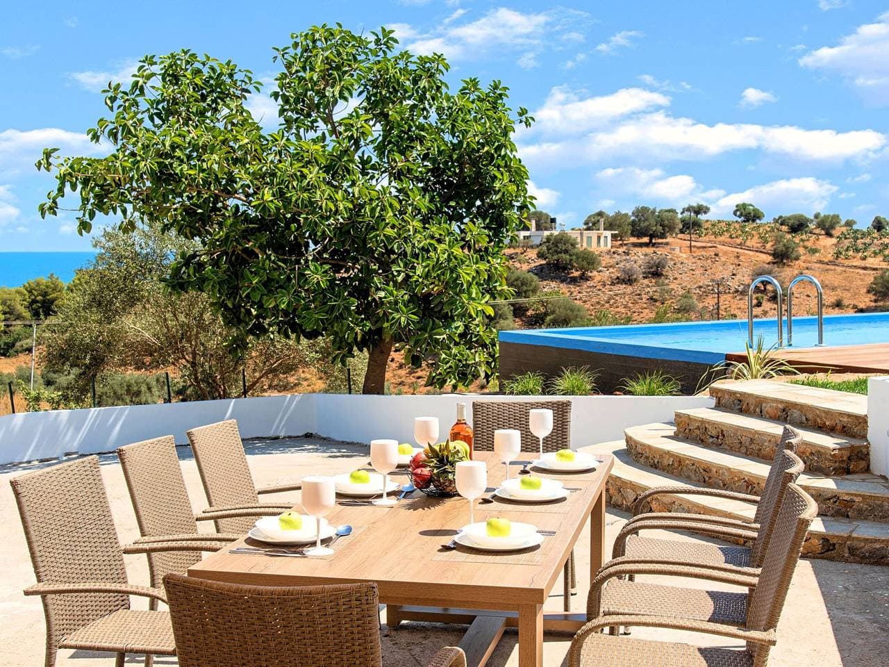 Foto 8 von 24: Georgioupolis Blaue Villa Privater Pool