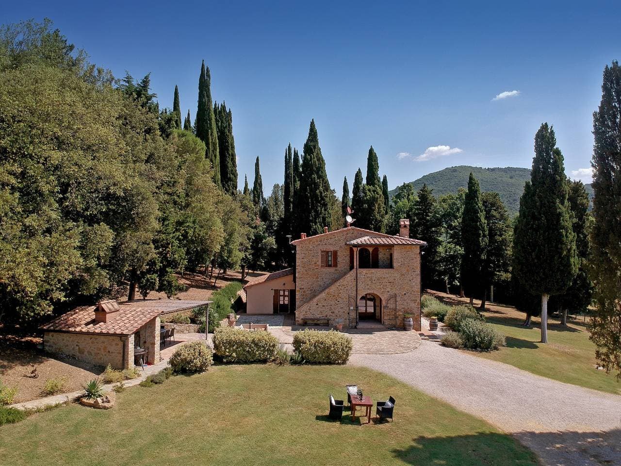 Foto 2 von 45: Villa Podere Cafaggio mit privatem Pool, privater Terrasse und Klimaanlage