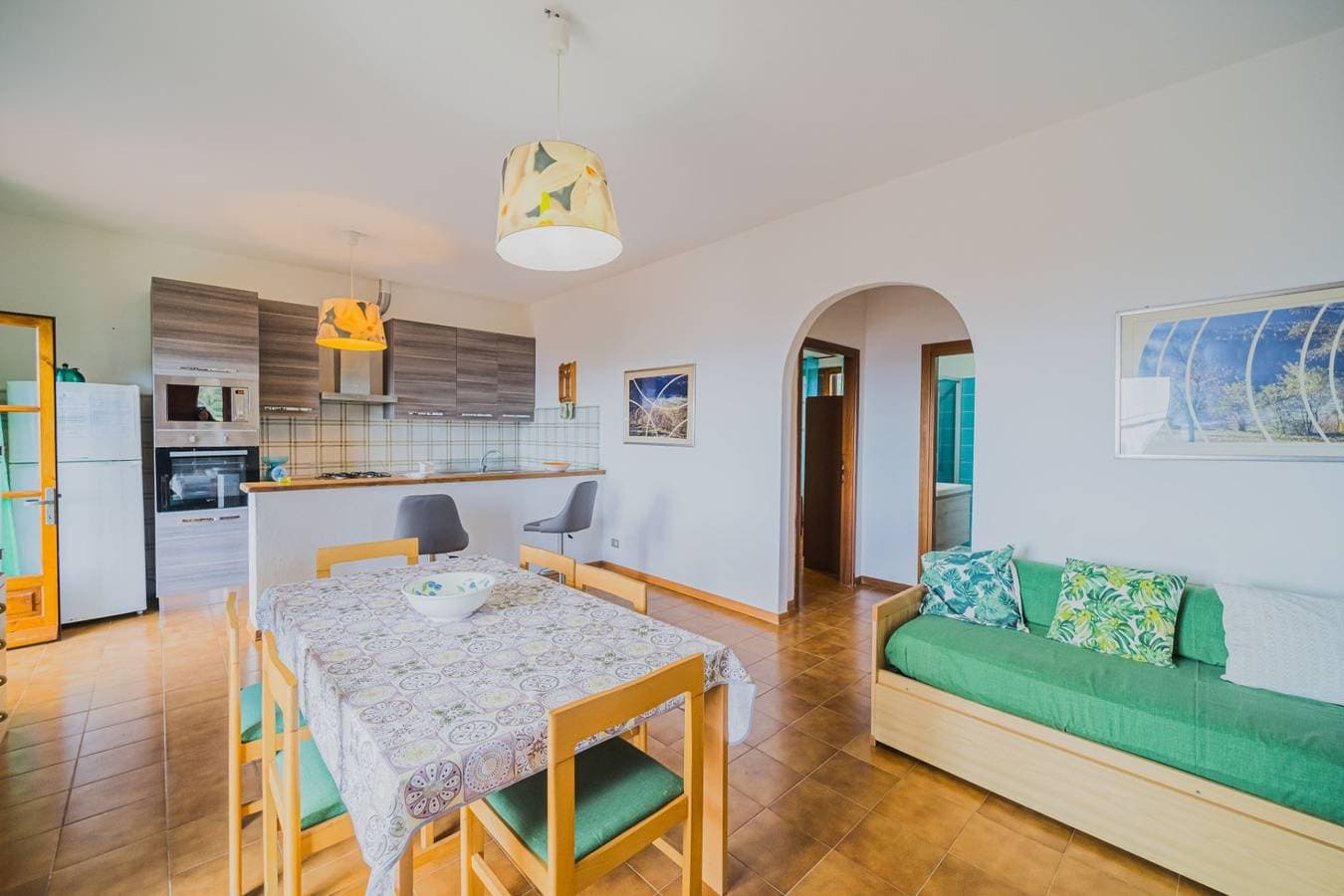 Foto 8 von 26: Ferienwohnung für 6 Personen mit Garten