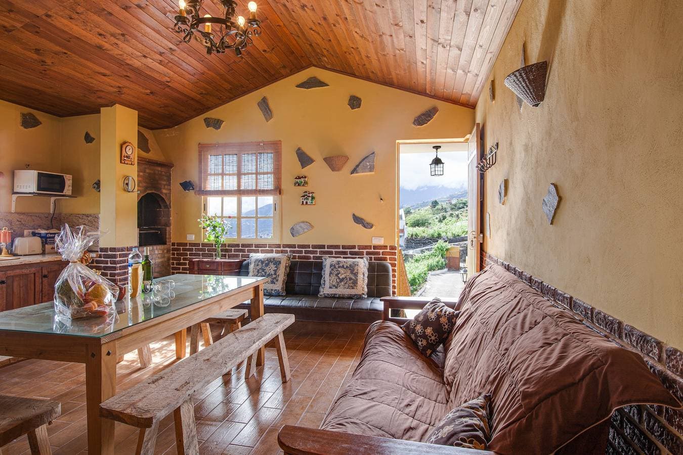 Foto 3 von 22: Ferienhaus Casa La Chocita mit Meerblick, Bergblick